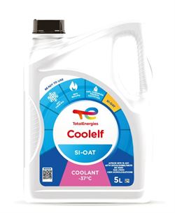 Total Coolelf SI-OAT forblandet kølervæske.